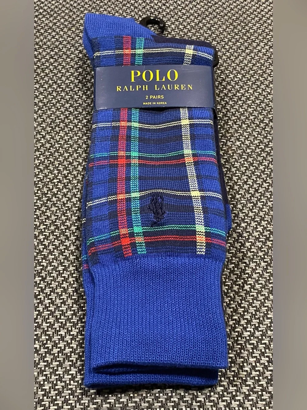 Polo Ralph Lauren Socks 2 Pairs Men’s New With Tags